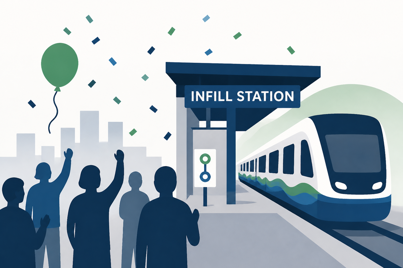 Scores Turn Out To Celebrate Sound Transit's First Infill Station