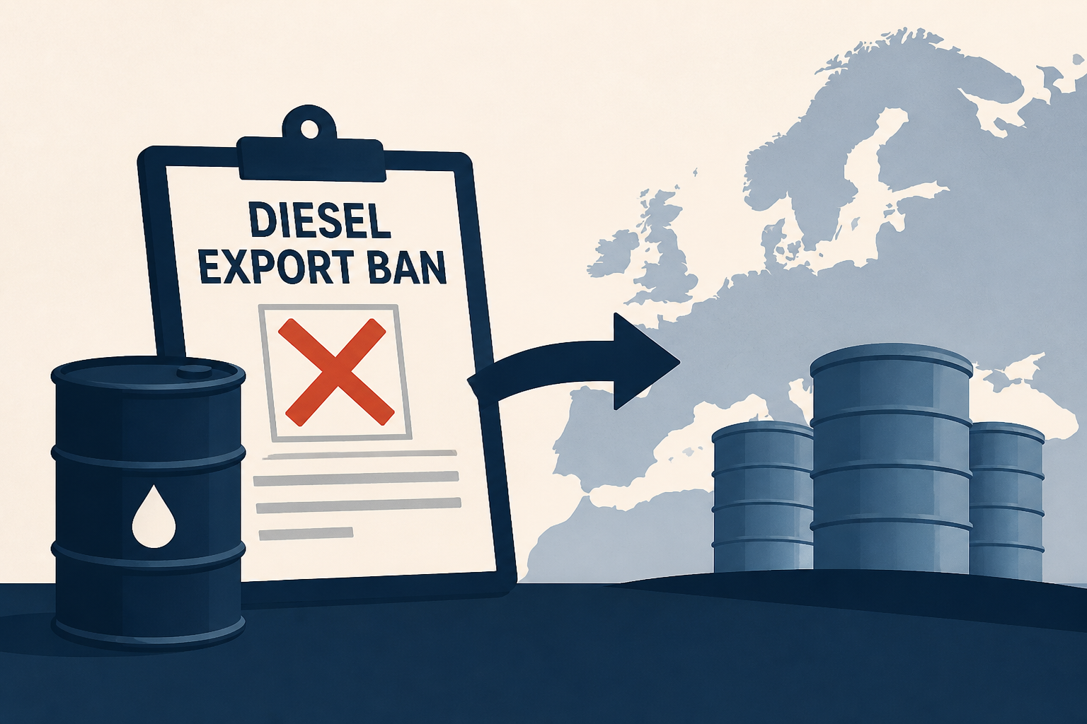 Trump rules out diesel export ban after Europe agrees to tap stockpiles