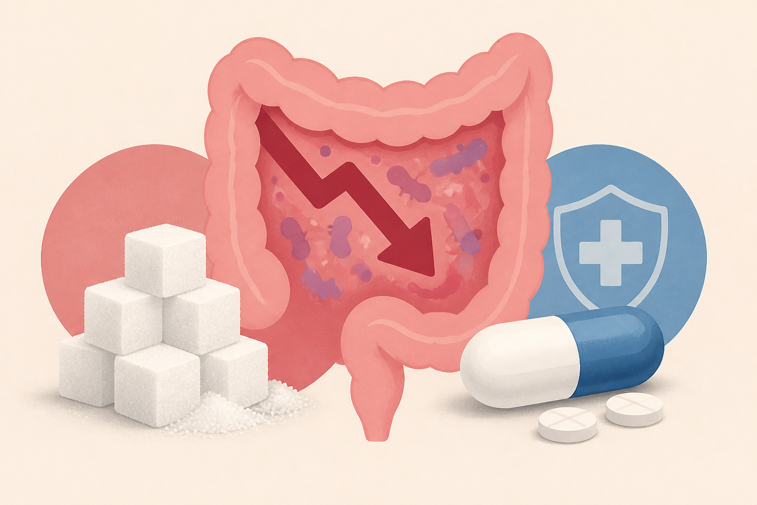 Sugar Can Worsen Gut Health While You Take Antibiotics, New Study Finds