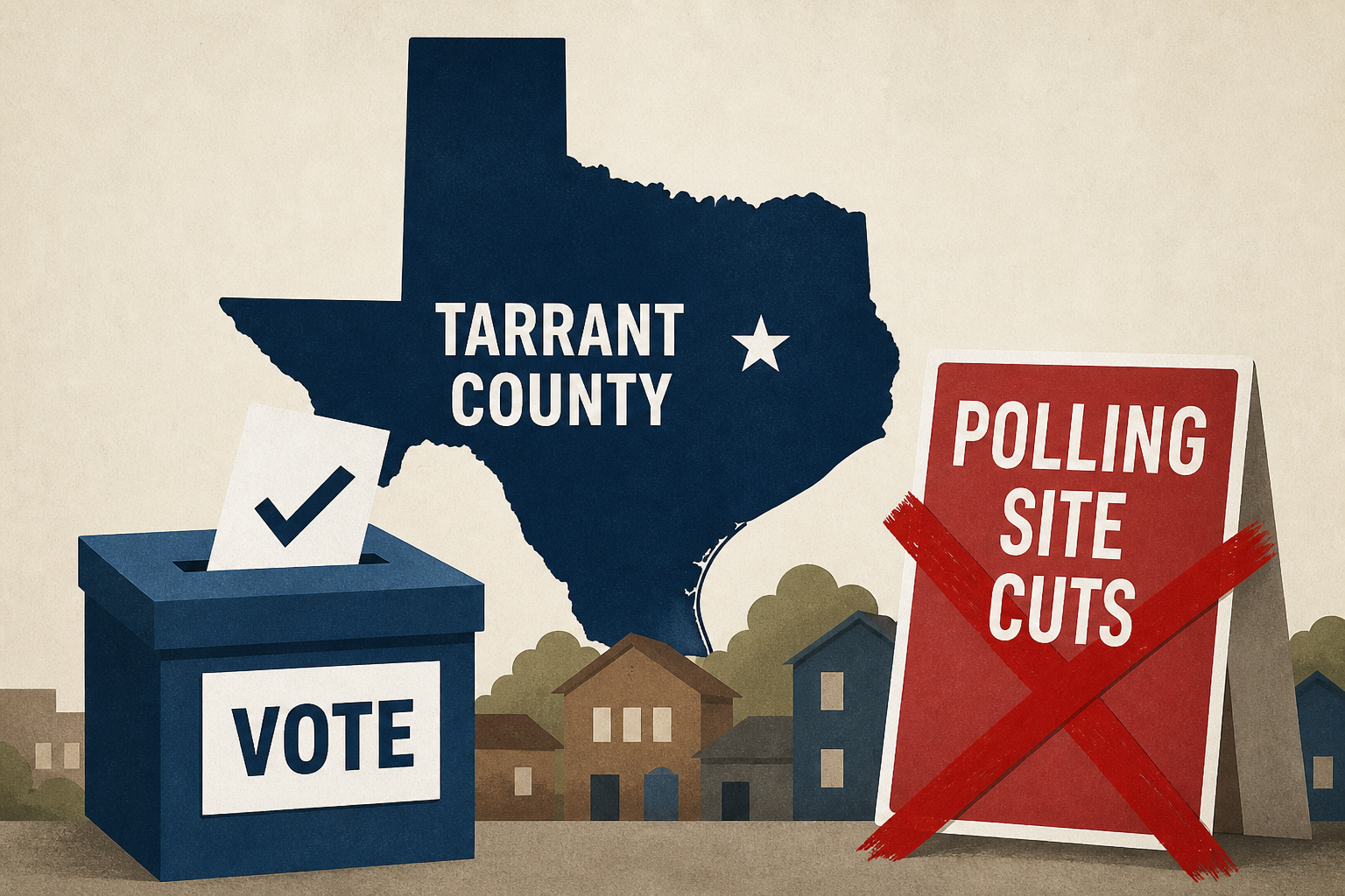 Tarrant County voters sue to block GOP polling site cuts targeting minority communities