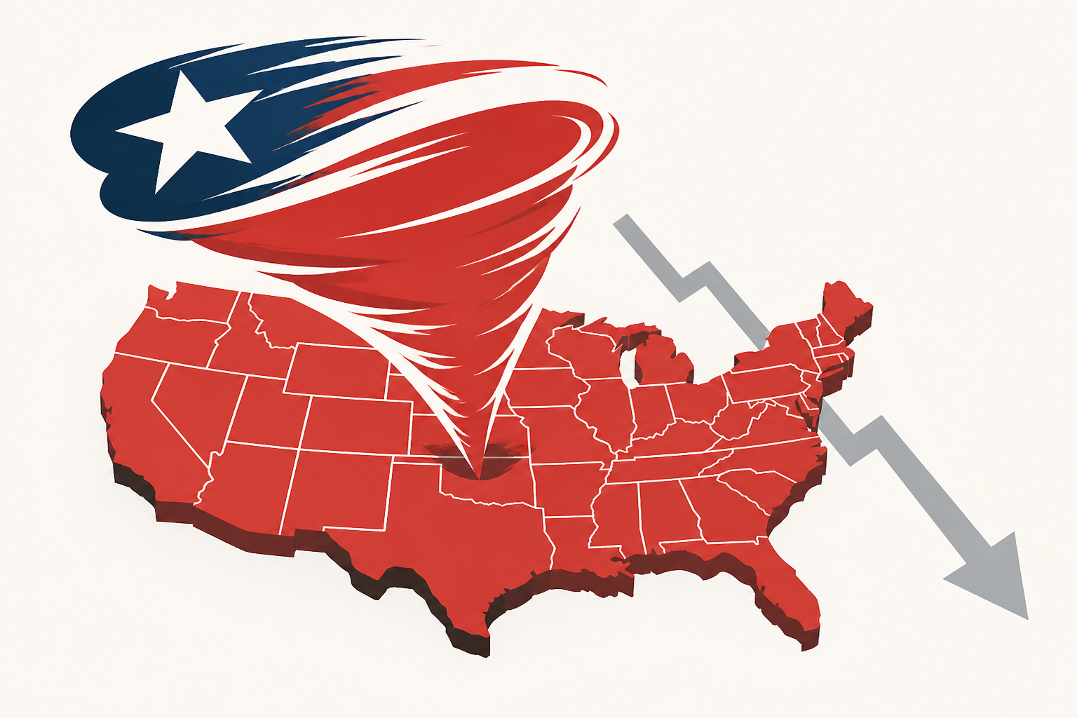 Trump blitzes red states amid plunging popularity