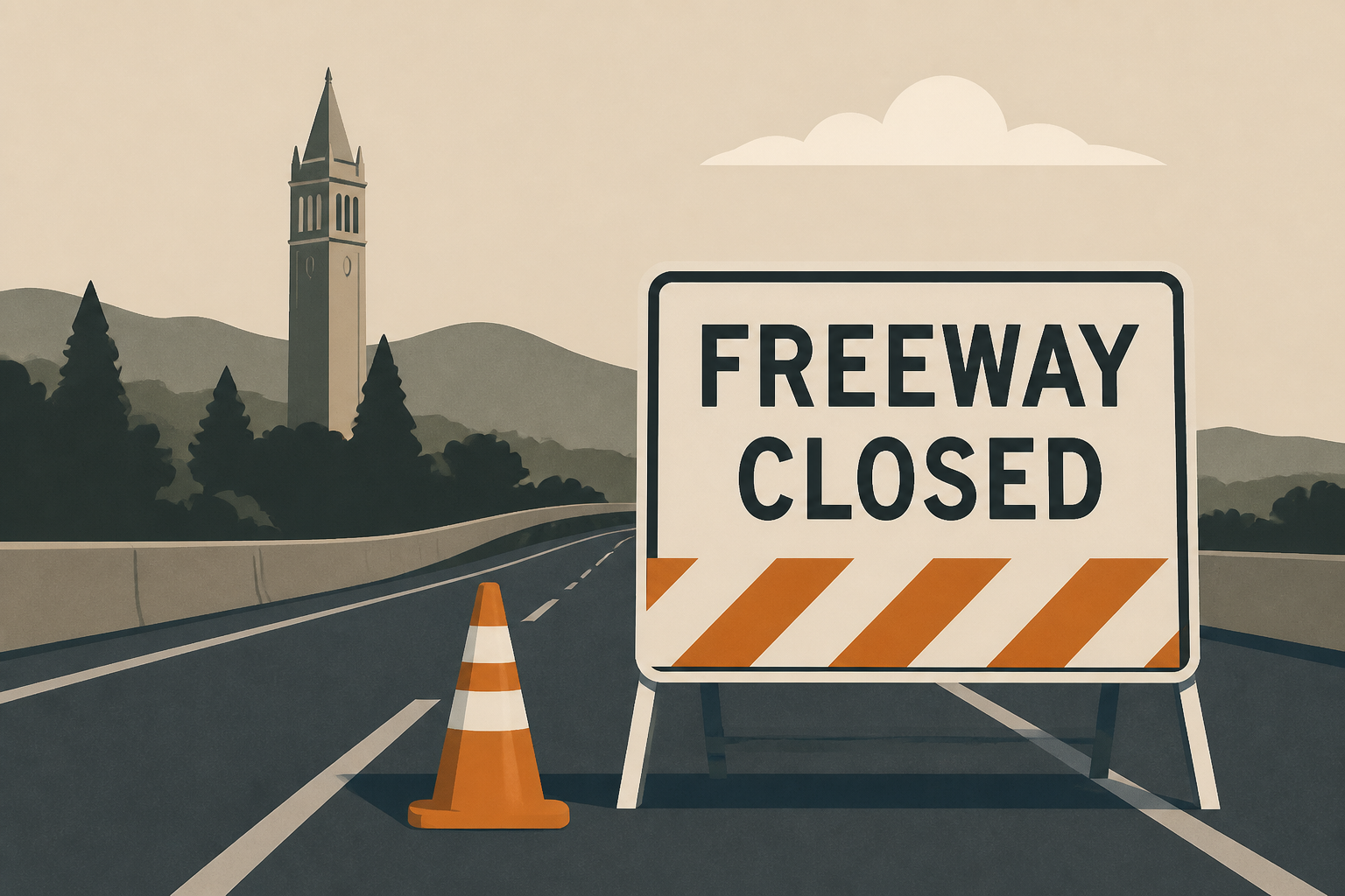 Fatal crash closes freeway lanes in Berkeley