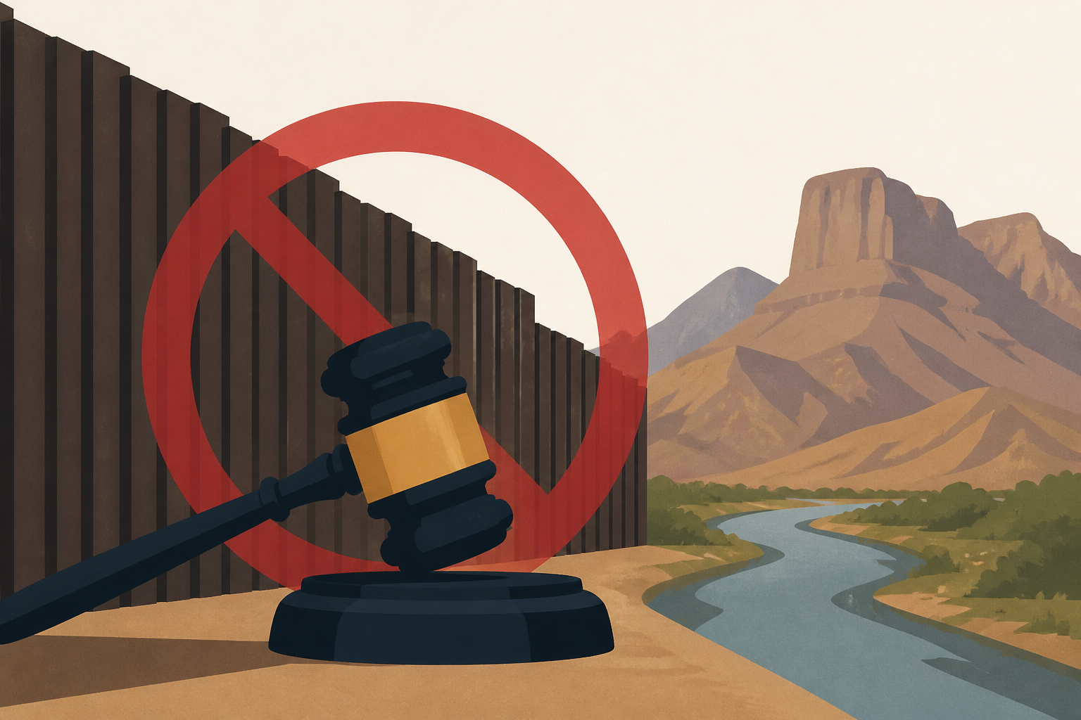 Federal court temporarily blocks Trump administration’s border wall in Texas’ Big Bend region