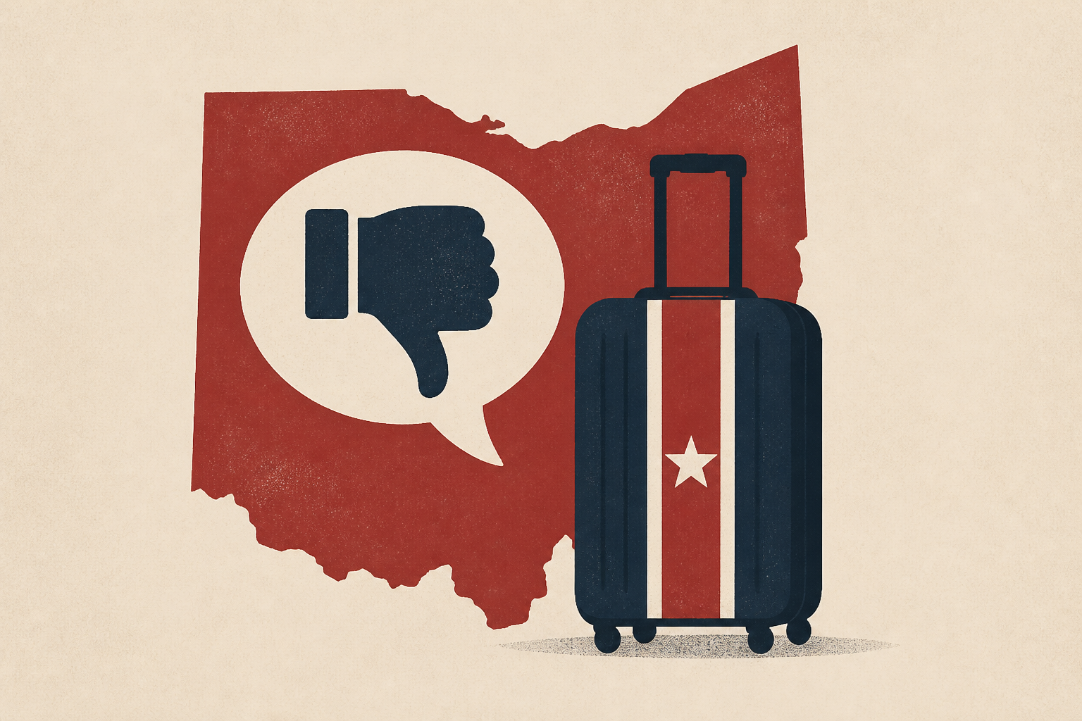 ‘Trump? I think he’s a disaster’: Ohio voters aggrieved as president prepares to visit