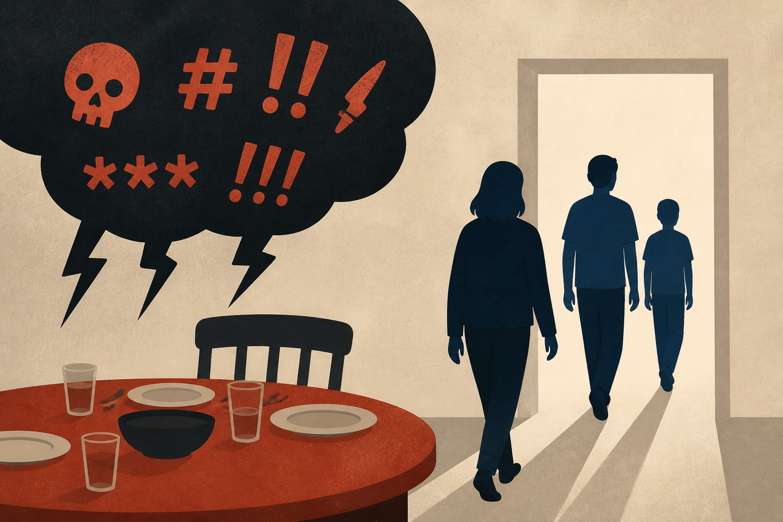 Dear Abby: We walked out of family dinner after disgusting, violent hate speech was used