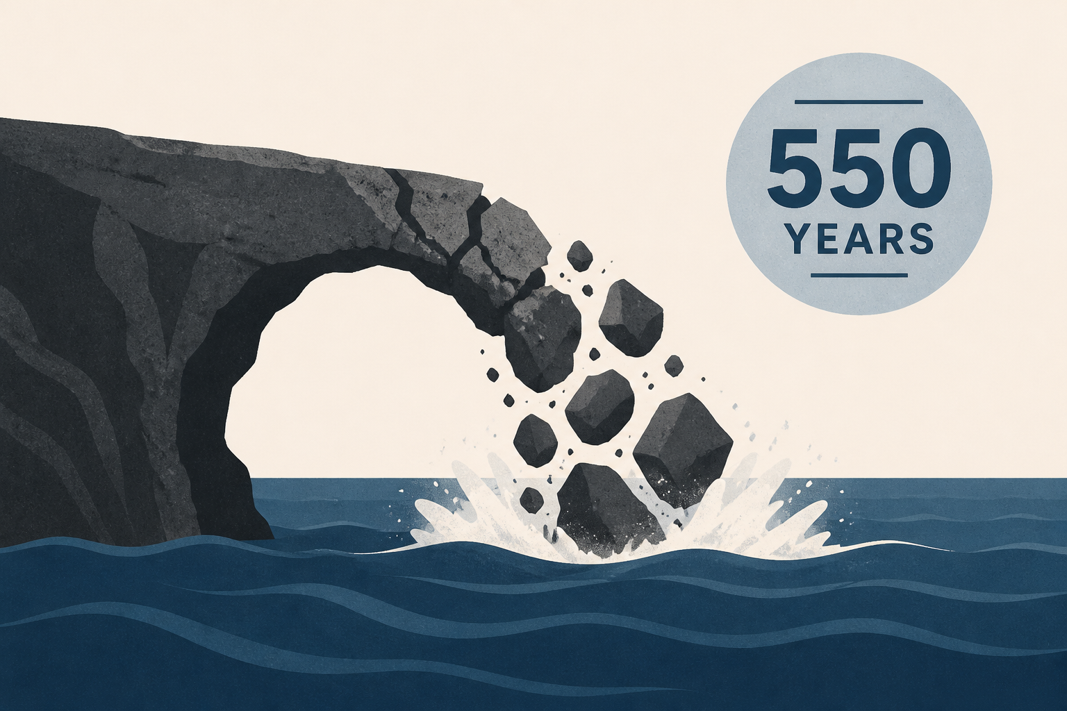 Hawaii sea arch collapses into Pacific Ocean 550 years after its formation