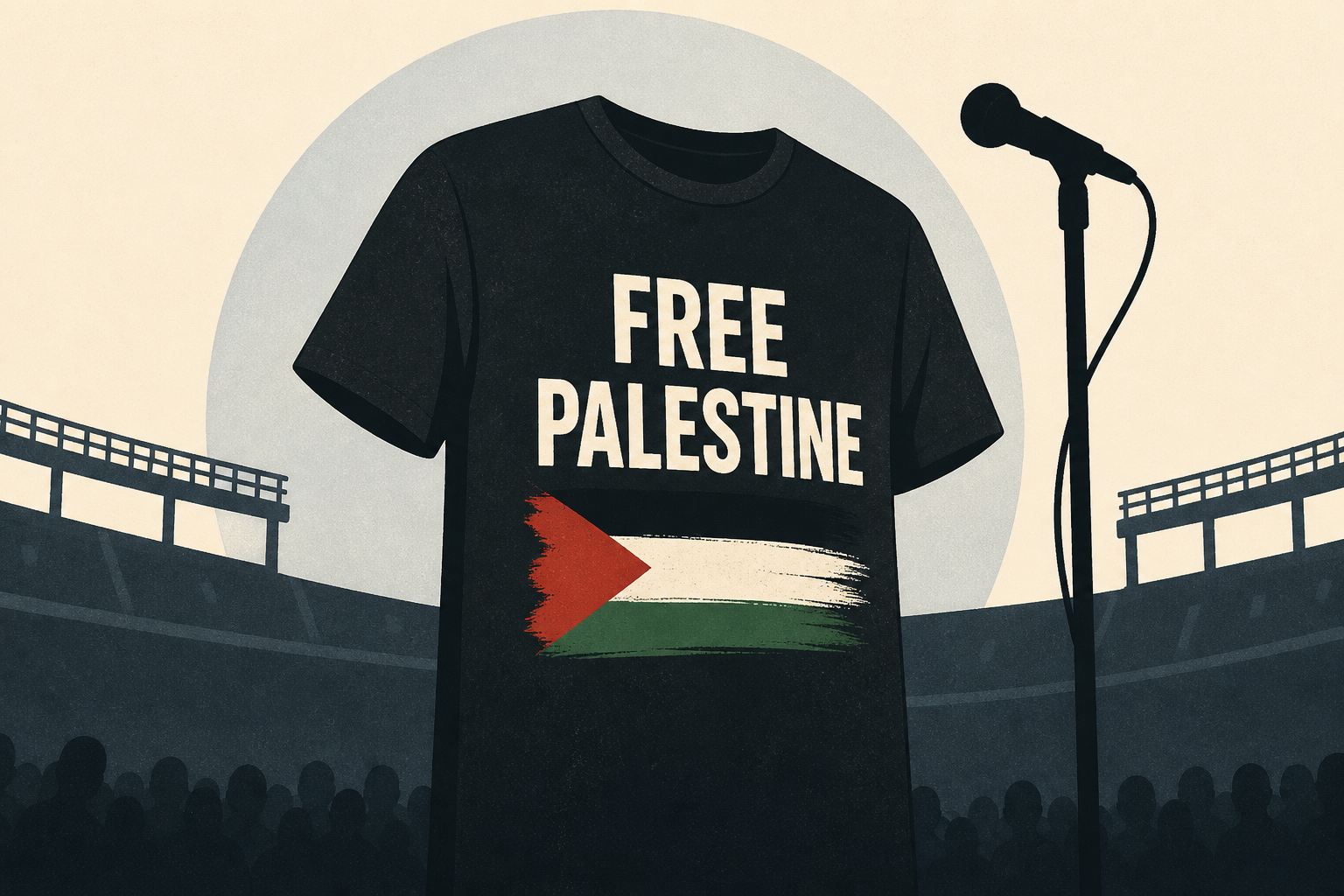 Zach Bryan wears ‘Free Palestine’ shirt at Gillette Stadium concert, weeks after Ed Sheeran tour uproar