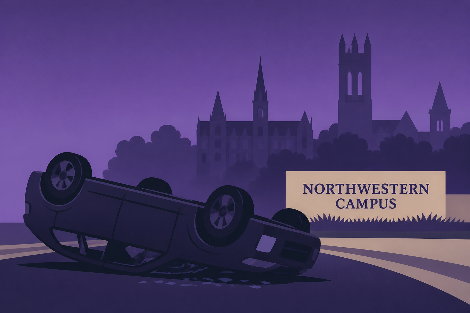 Driver killed in Evanston rollover crash near Northwestern campus, police say