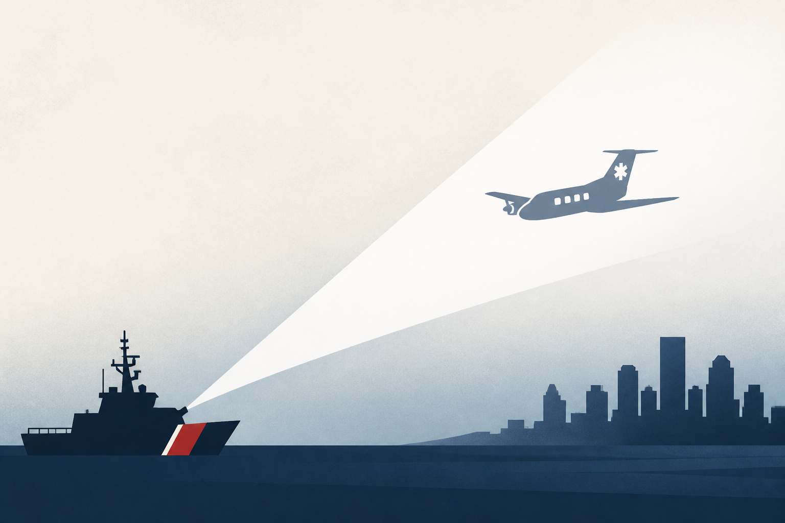 US Coast Guard searching for air ambulance, carrying 6, after it vanished on route to Boston