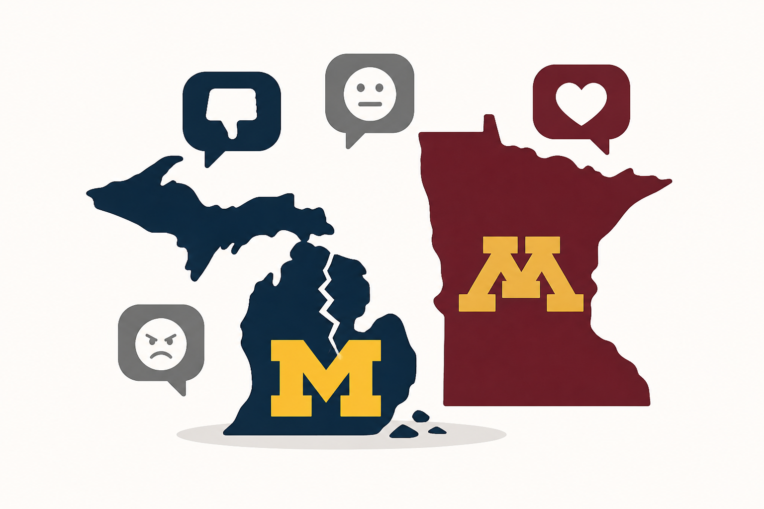 Social media reactions from Michigan’s loss to Minnesota