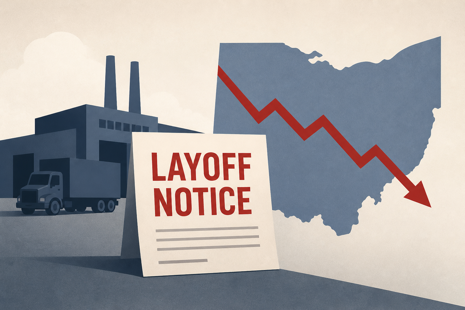 A gut punch in Ohio: Nearly 1,400 laid off at truck factory just days before Trump rally