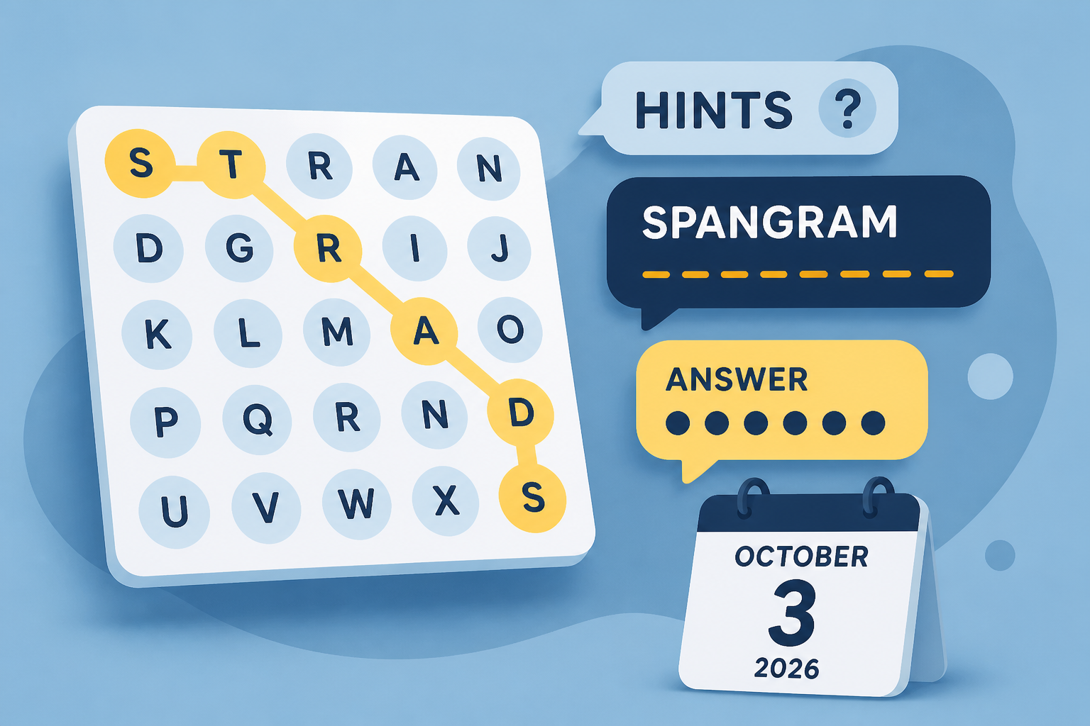 Strands NYT Hints, Spangram, and Answer for Today, October 3, 2026