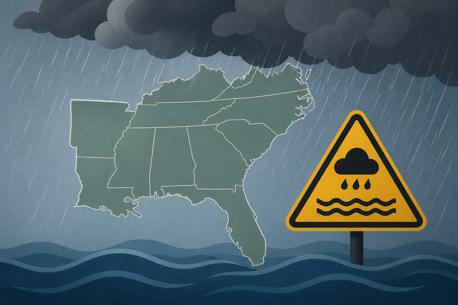 Weekend of wet weather, flash flood threat ahead for millions in the Southeast
