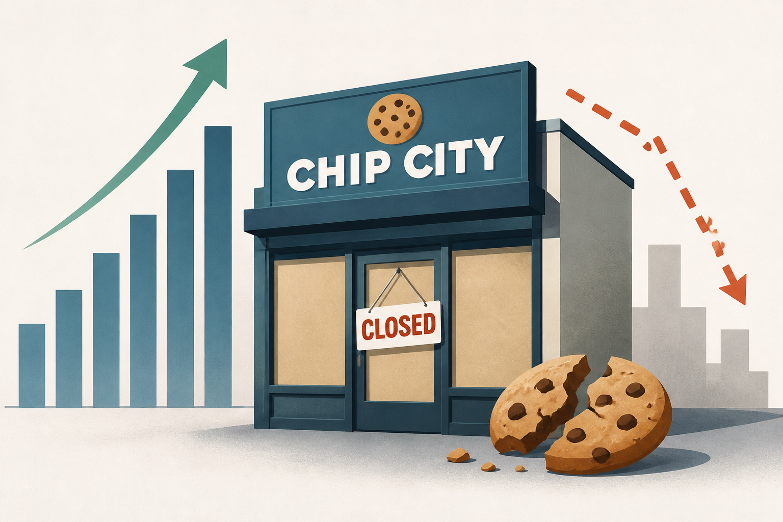 Chip City closes all locations after years of rapid expansion