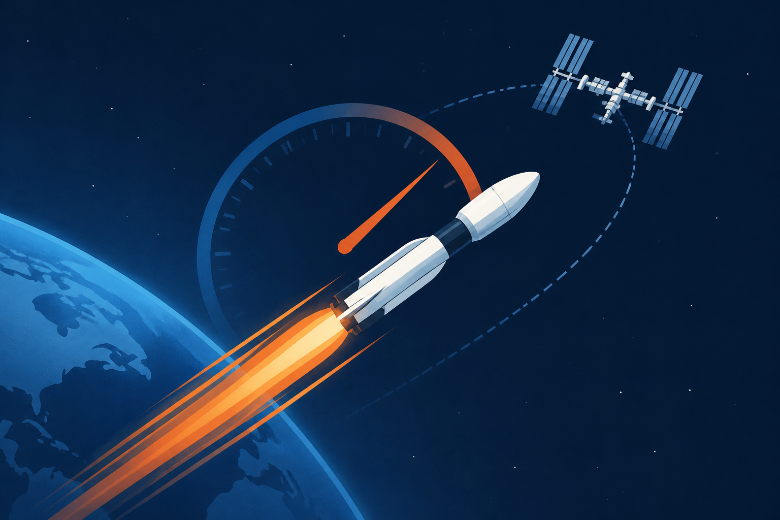NASA SpaceX flight sets speed record in latest ISS launch