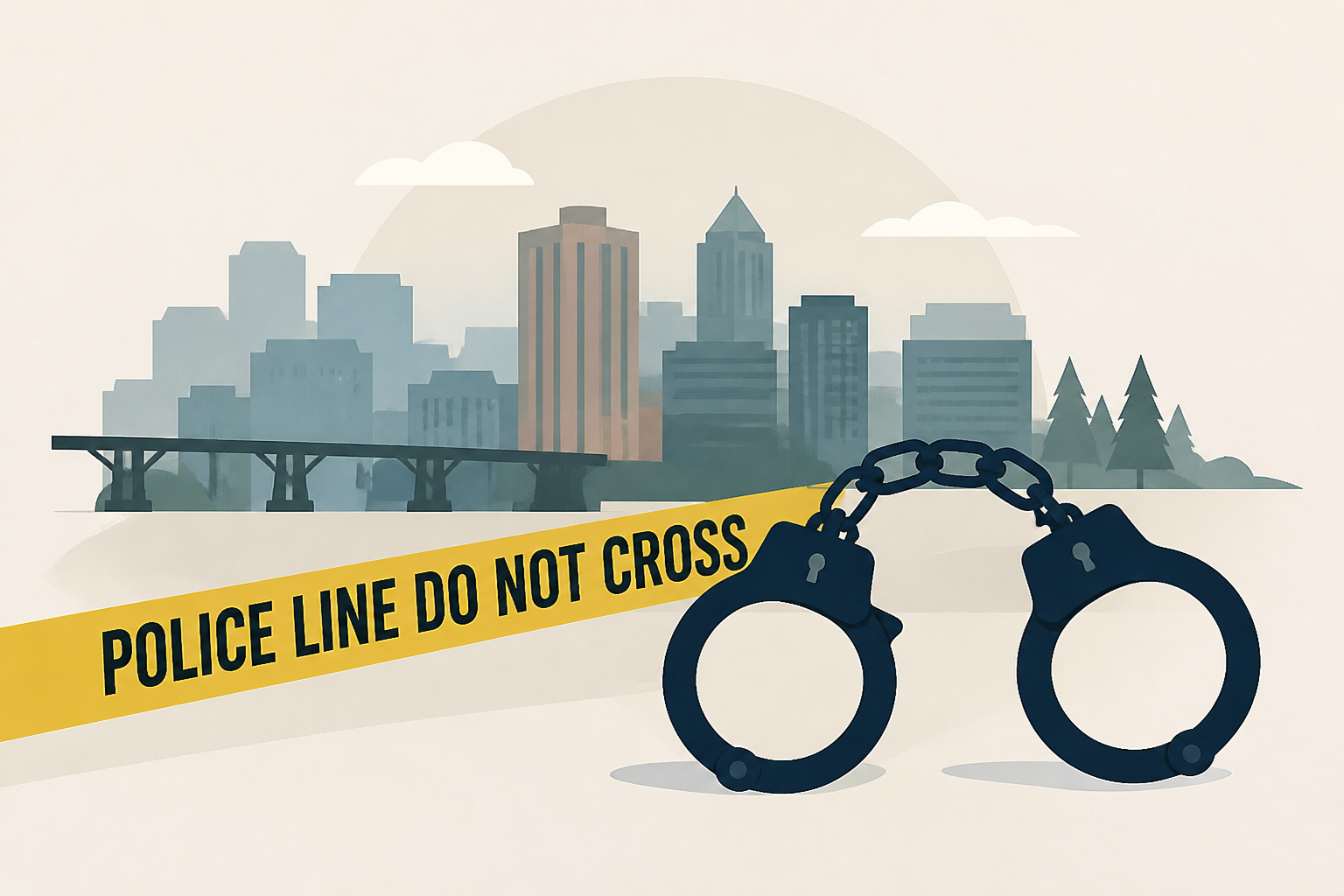 2 men injured in downtown Portland shooting; 4 detained