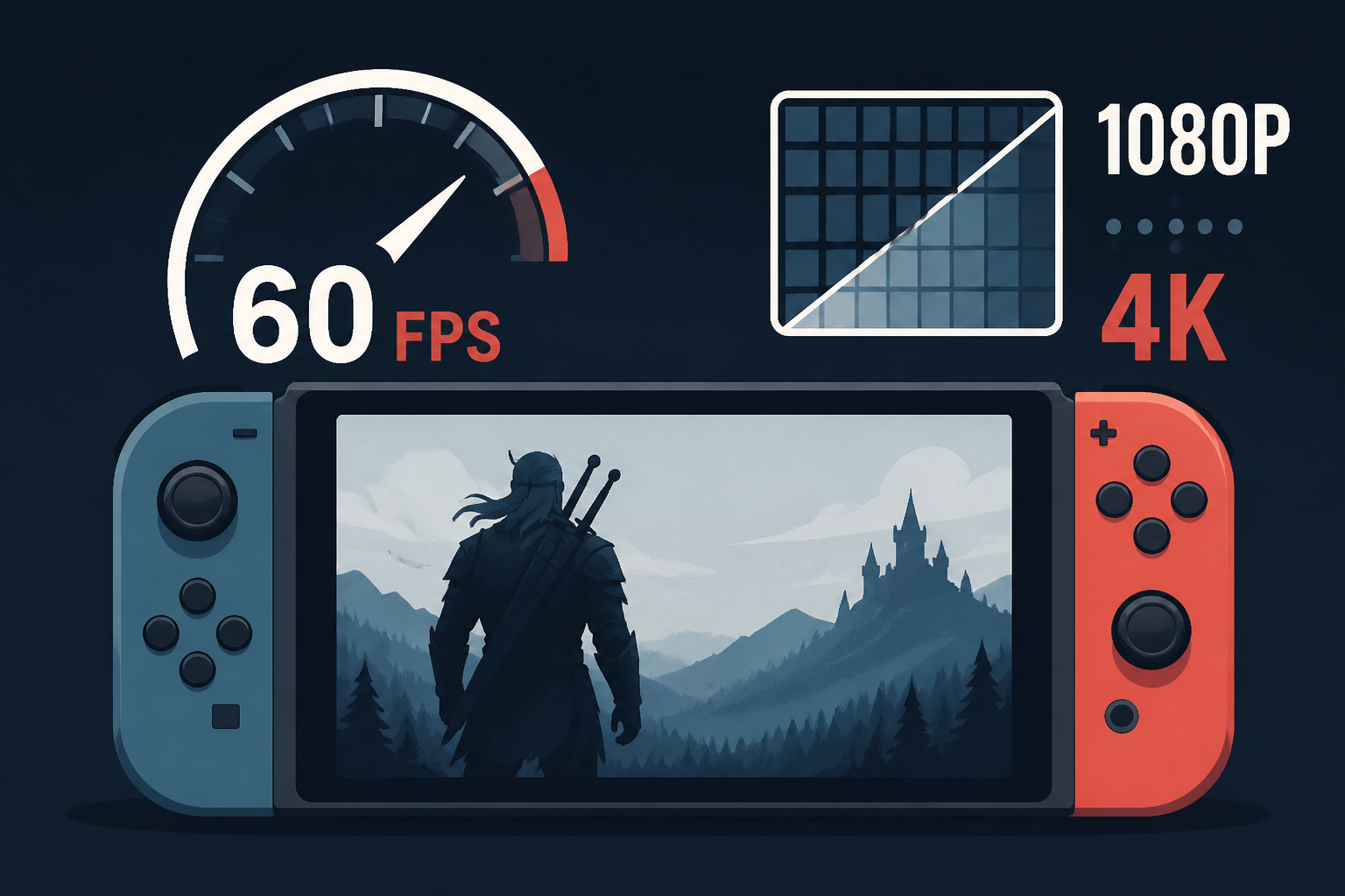 The Witcher 3 Remastered Nintendo Switch 2 frame rate and resolution