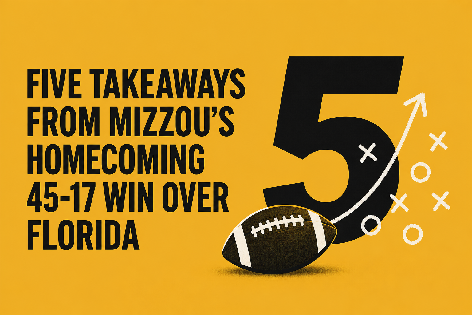 Five takeaways from Mizzou’s Homecoming 45-17 win over Florida