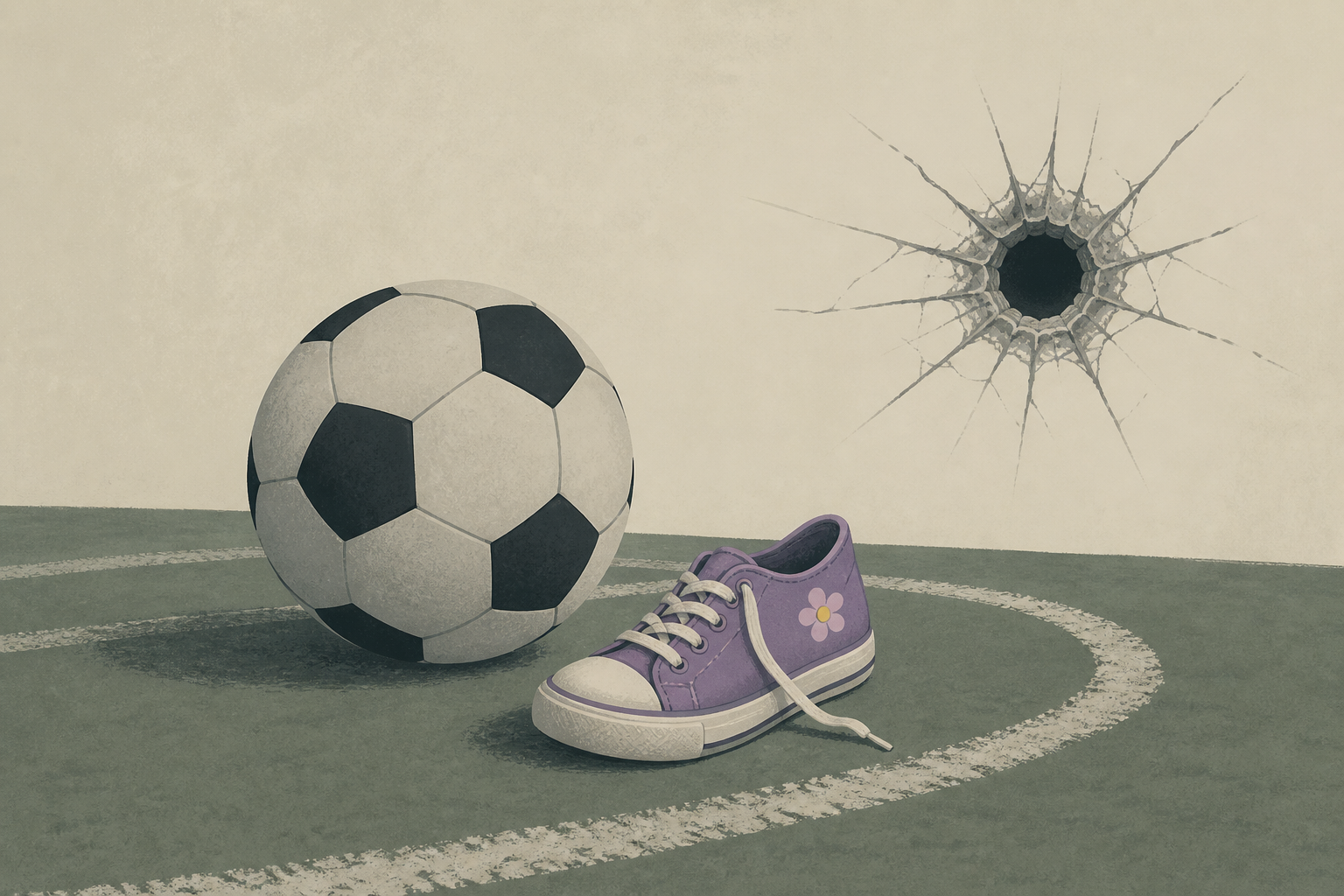 Girl killed in crossfire during youth football game