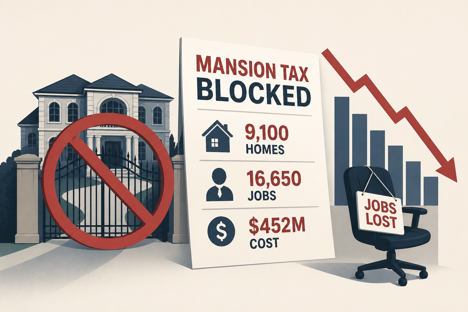 LA mansion tax blocked 9,100 homes, killed 16,650 jobs and cost $452M: report
