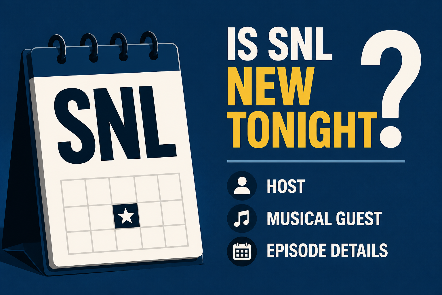 Is SNL New Tonight (October 3, 2026)? Host, Musical Guest, Episode Details