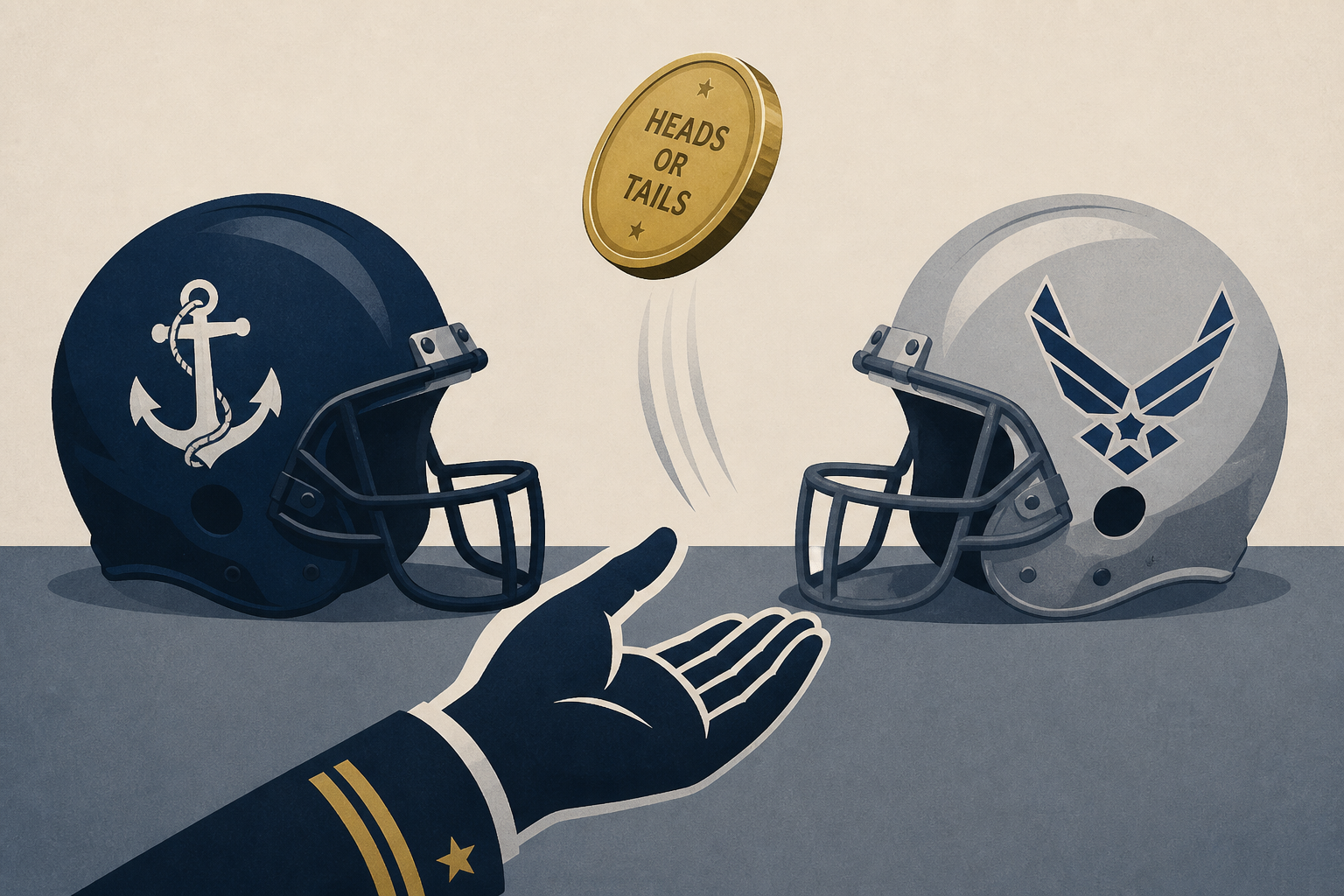 Pete Hegseth handles Air Force-Navy coin toss after showing off basketball skills at Academy