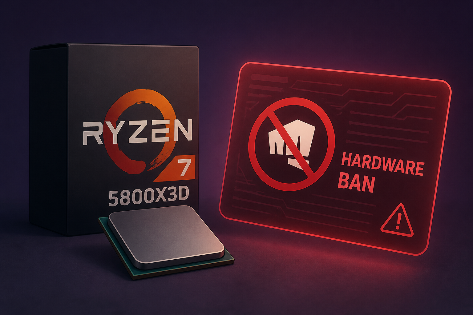 Used Ryzen 7 5800X3D came with an unexpected extra: a Riot hardware ban