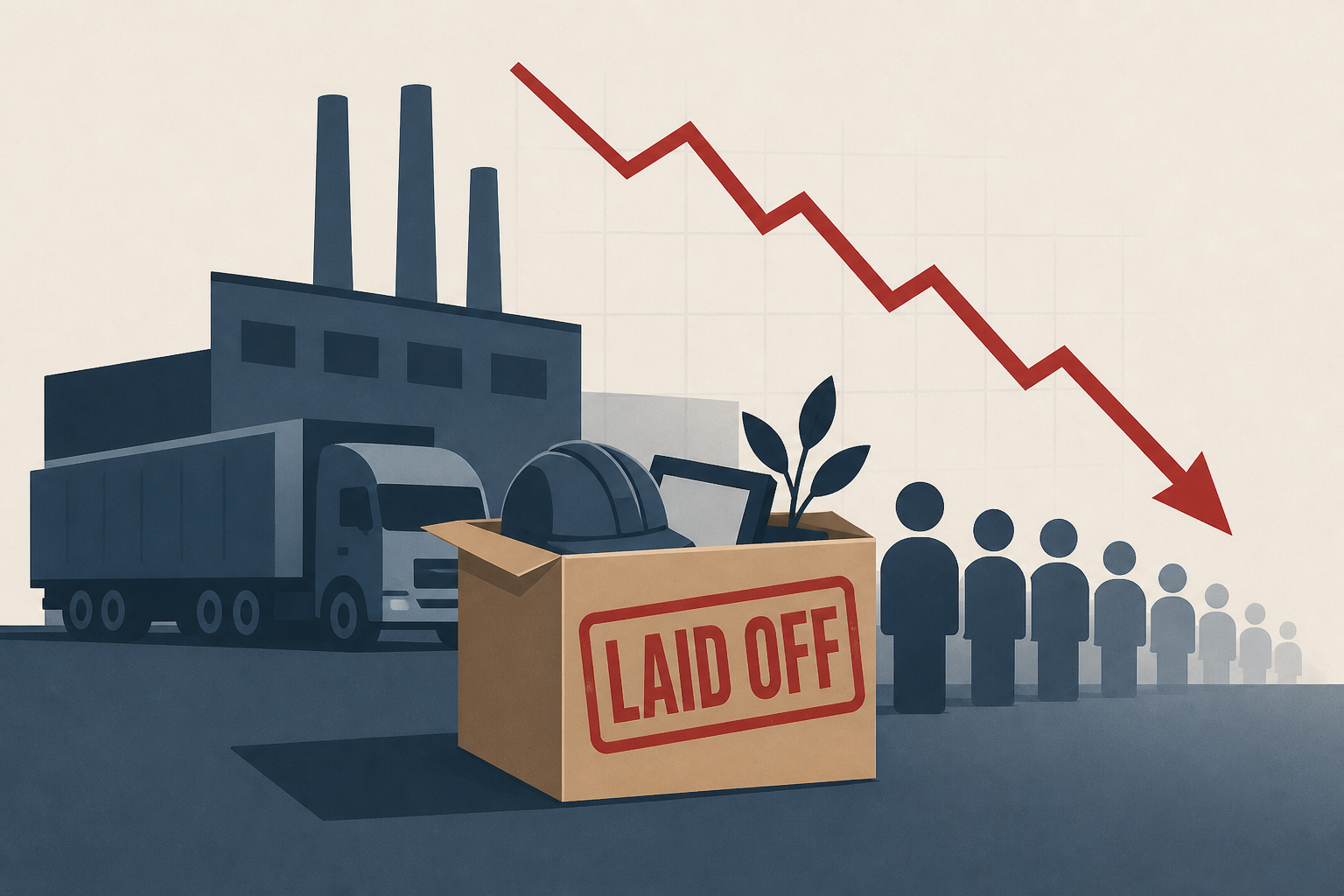 Nearly 1,400 laid off at truck factory just days before Trump rally