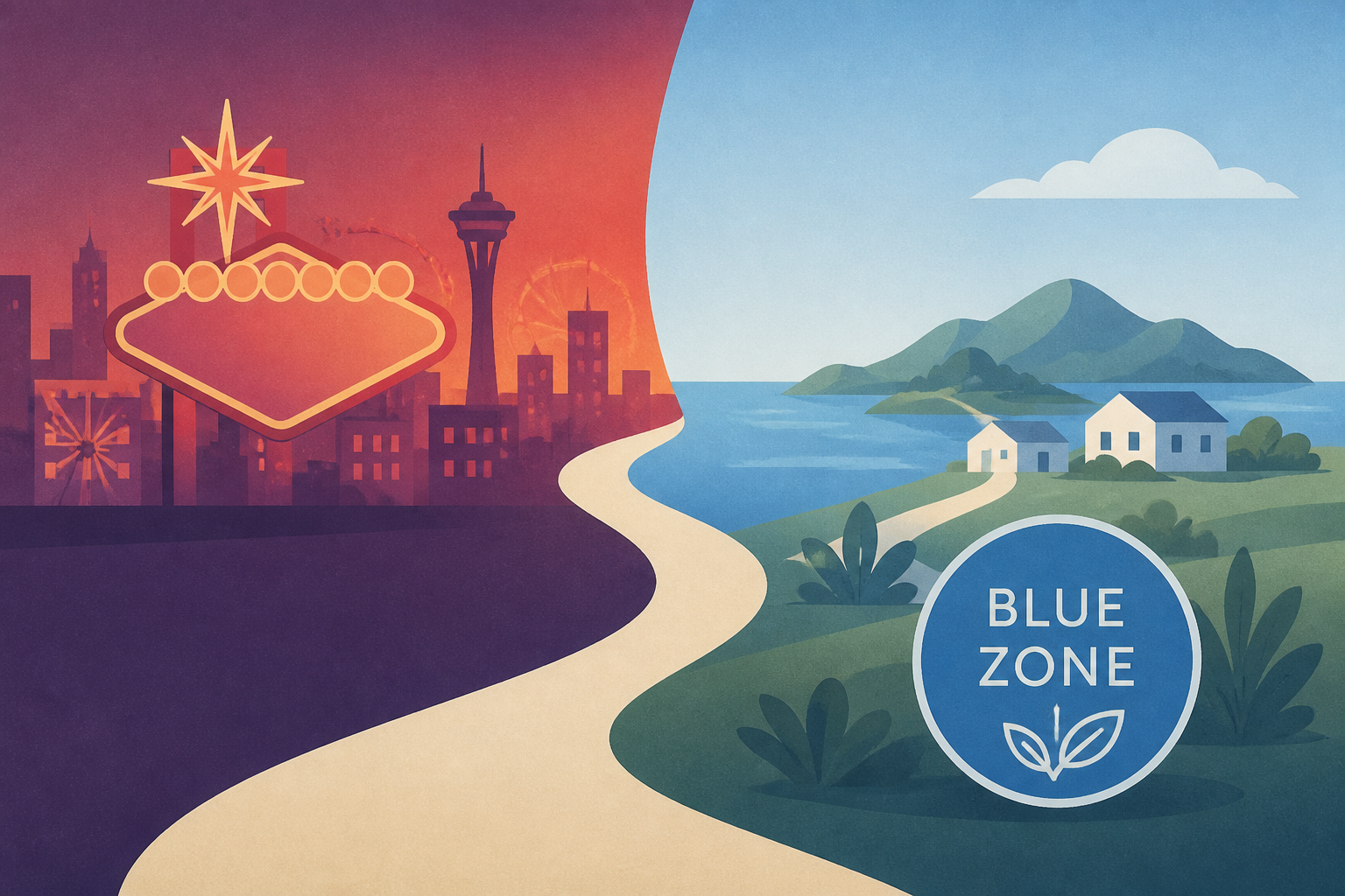 She left Vegas to live on a ‘Blue Zone’ island where people live past 100 years old