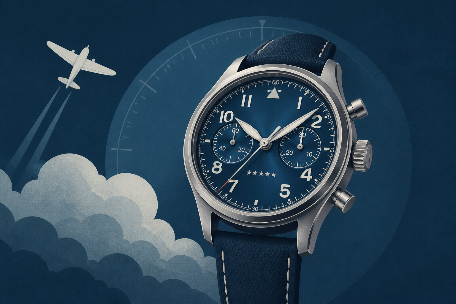 Longines Spirit Pilot & Spirit Pilot Flyback With Blue Dials
