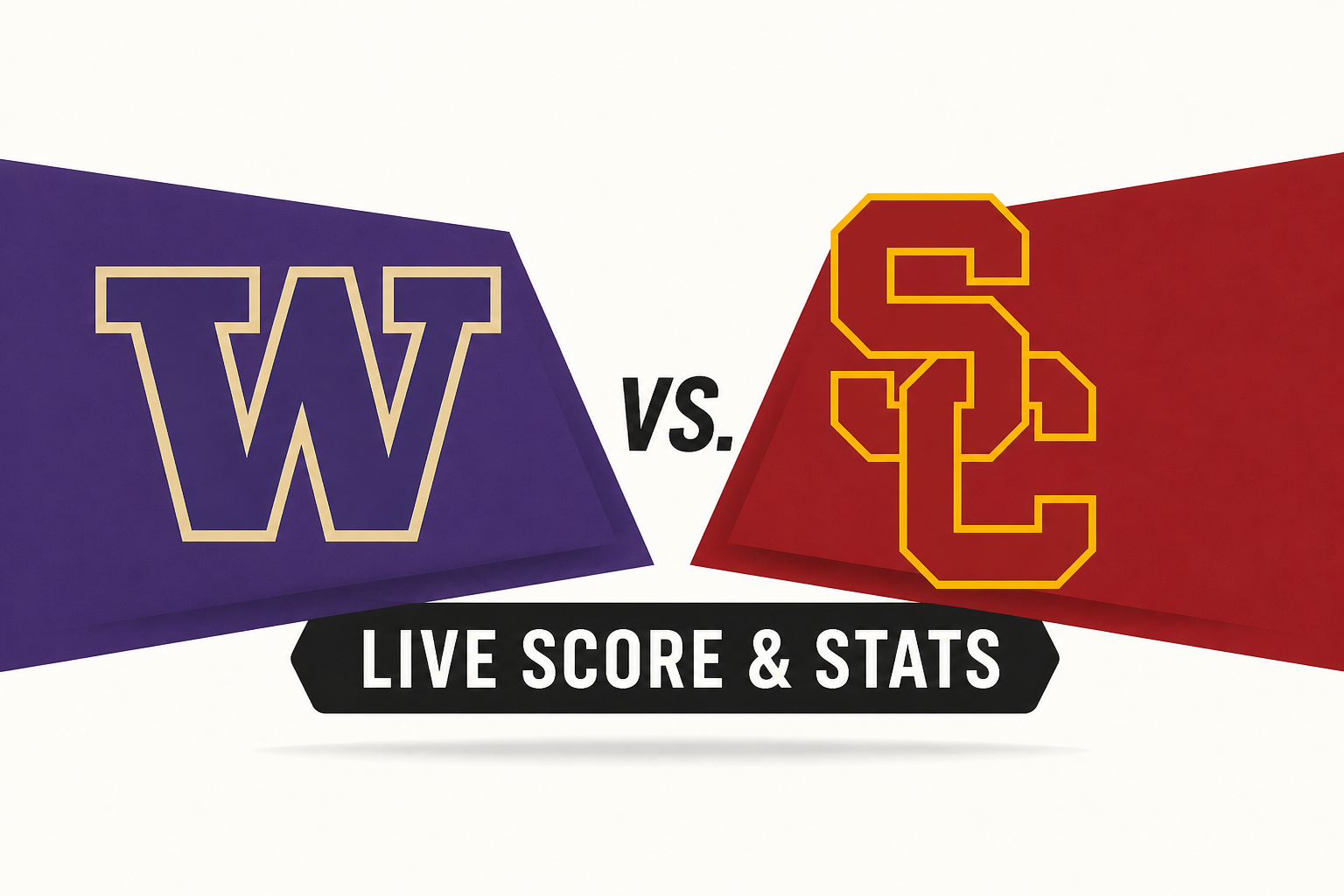 Washington Huskies vs. USC Trojans Live Score and Stats
