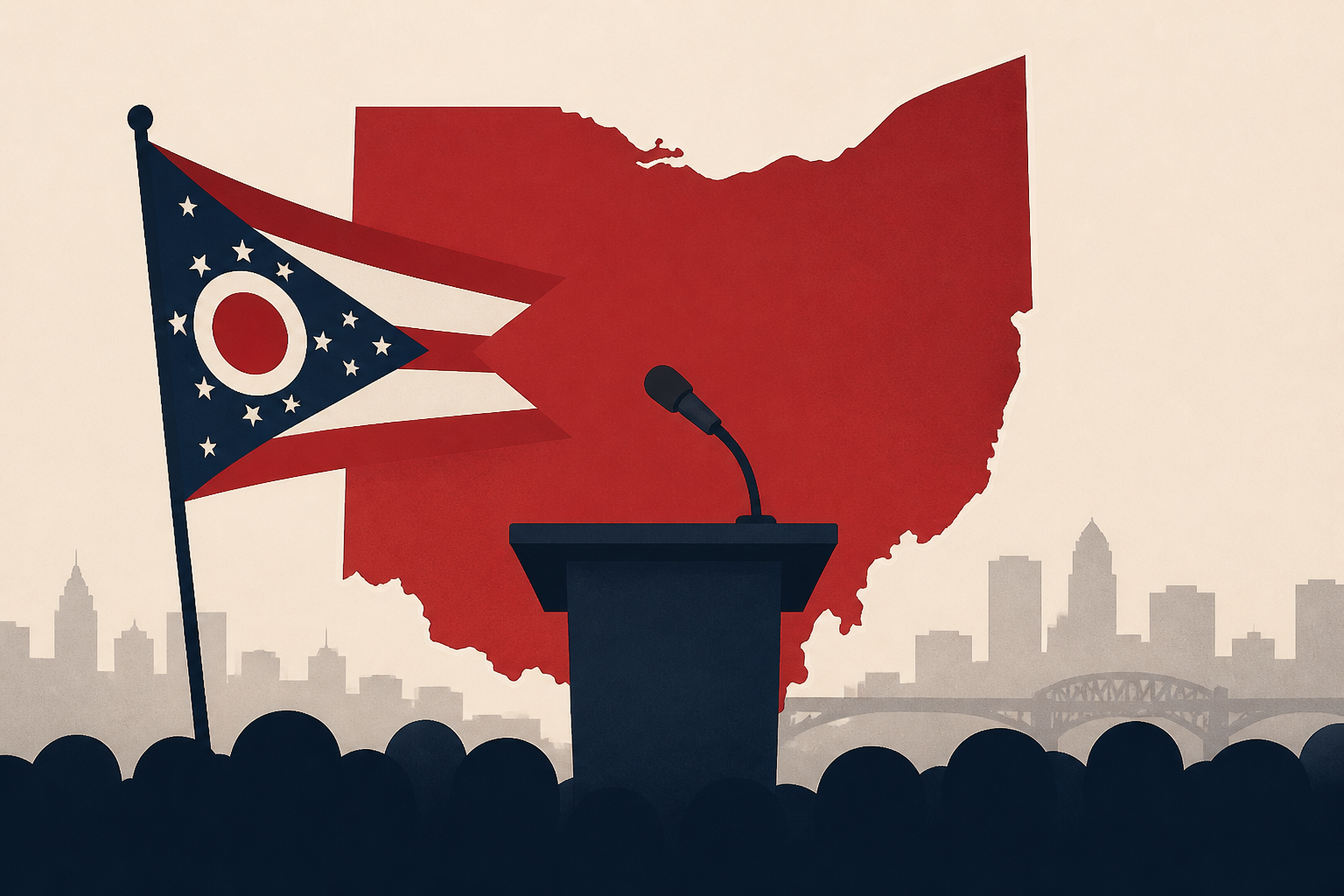 President Trump rallies in Ohio for Jon Husted and Ramaswamy before midterms