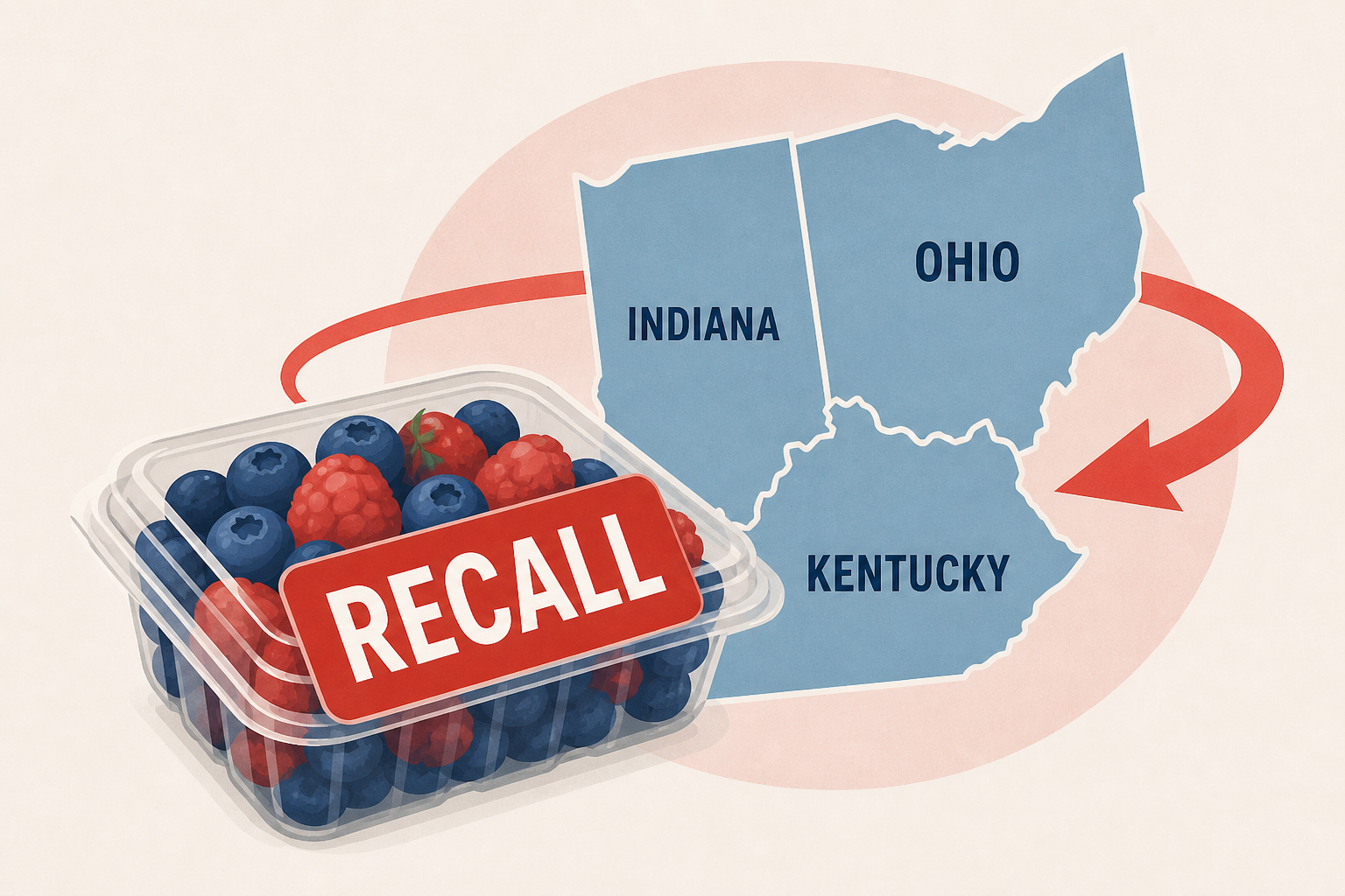 Recall for berries sold in Ohio, Kentucky and Indiana expanded