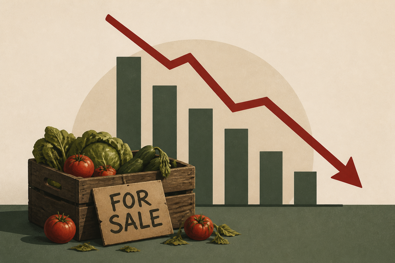 Farmers struggle to sell once-lucrative produce: ‘Sickening’