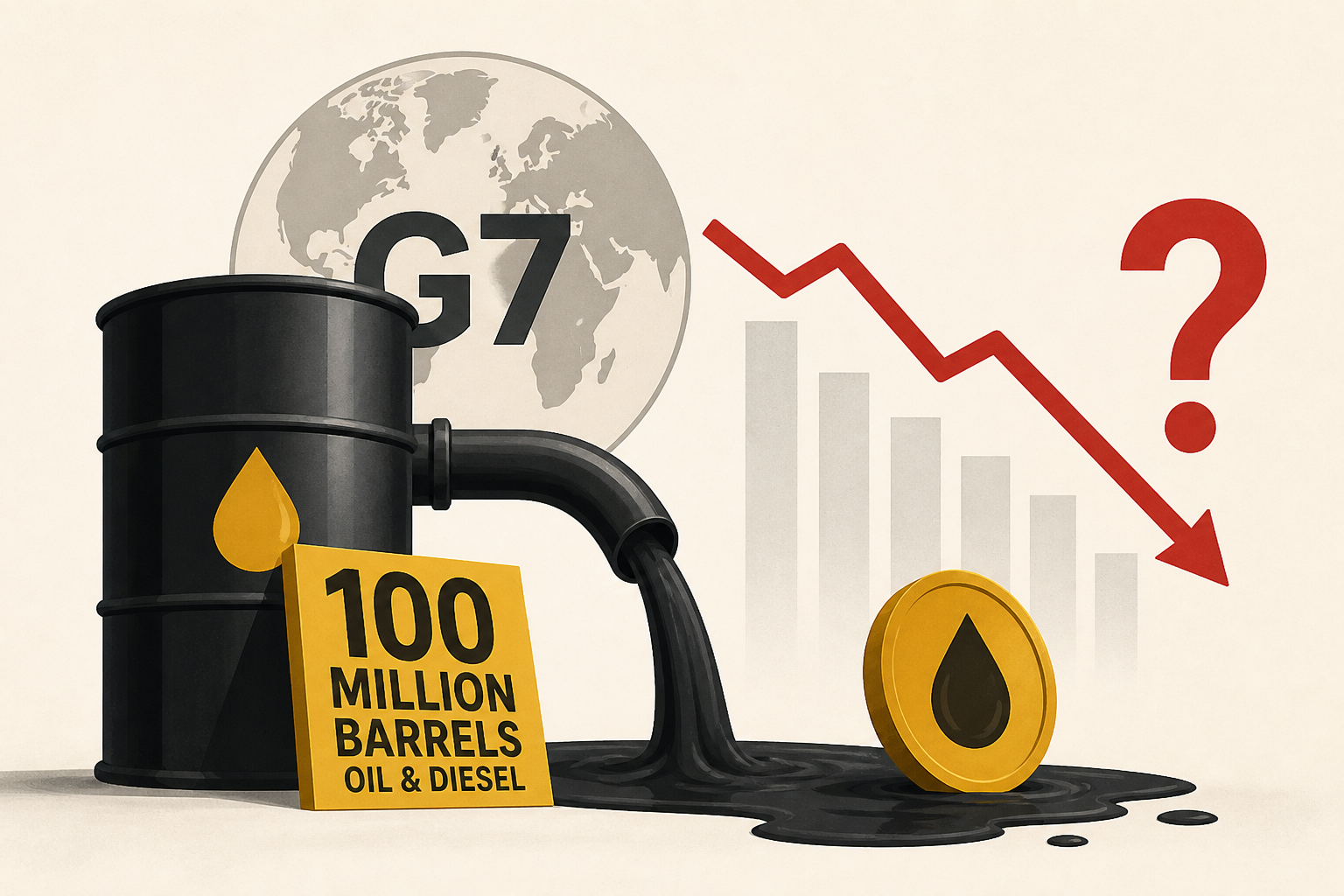 G7 to release 100 million barrels of oil and diesel, will it curb prices?