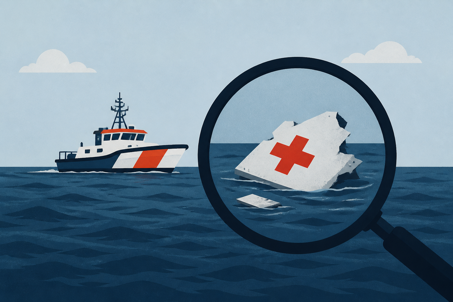 Debris found as US Coast Guard search for missing medical plane carrying six people