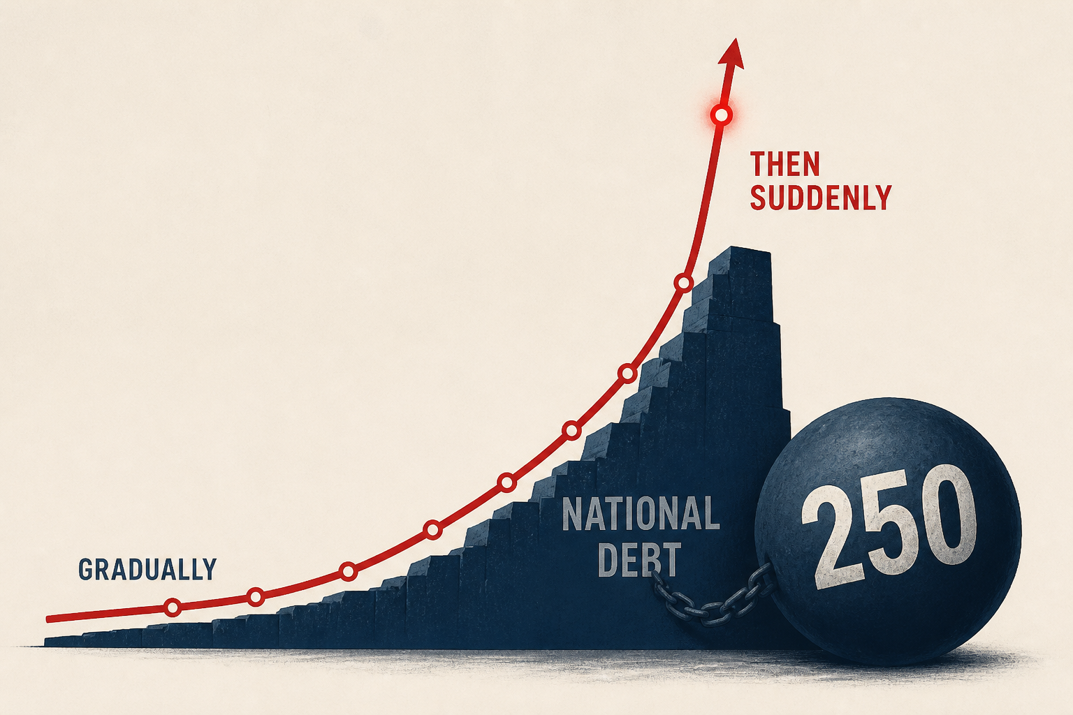 America’s budget, the bond market and the national debt at 250: Gradually, then suddenly