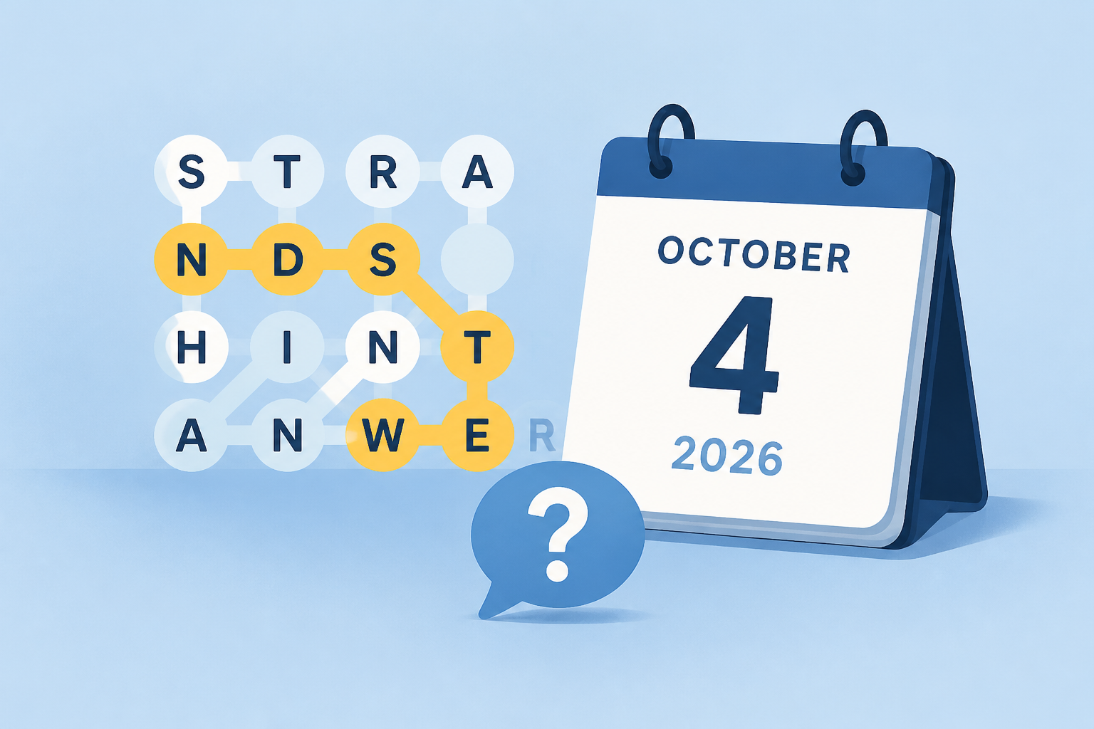 NYT Strands hints, answers for October 4, 2026
