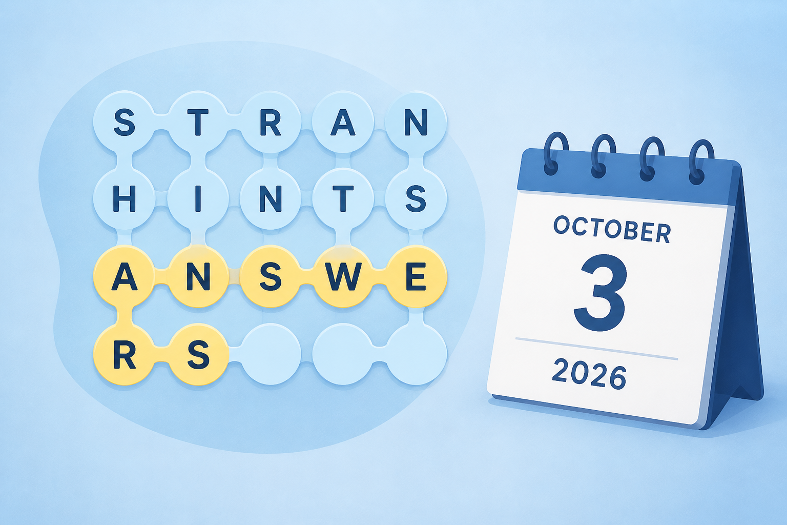 NYT Strands hints, answers for October 3, 2026