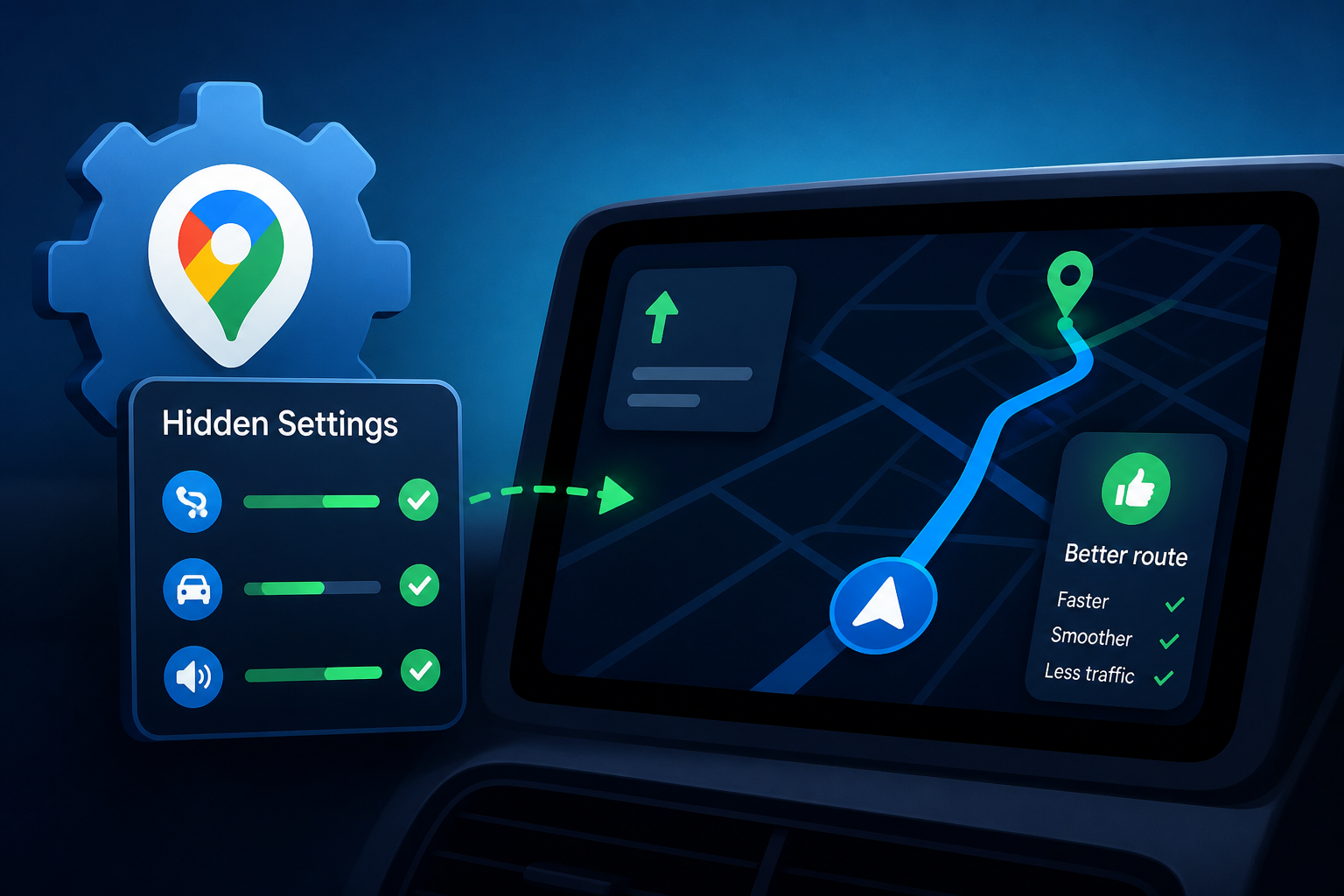 I changed these hidden Google Maps settings; now my Android Auto navigation is miles better