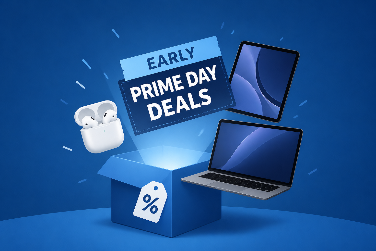 Amazon Launches Early Prime Day Discounts on AirPods, iPad, MacBook Air, and More