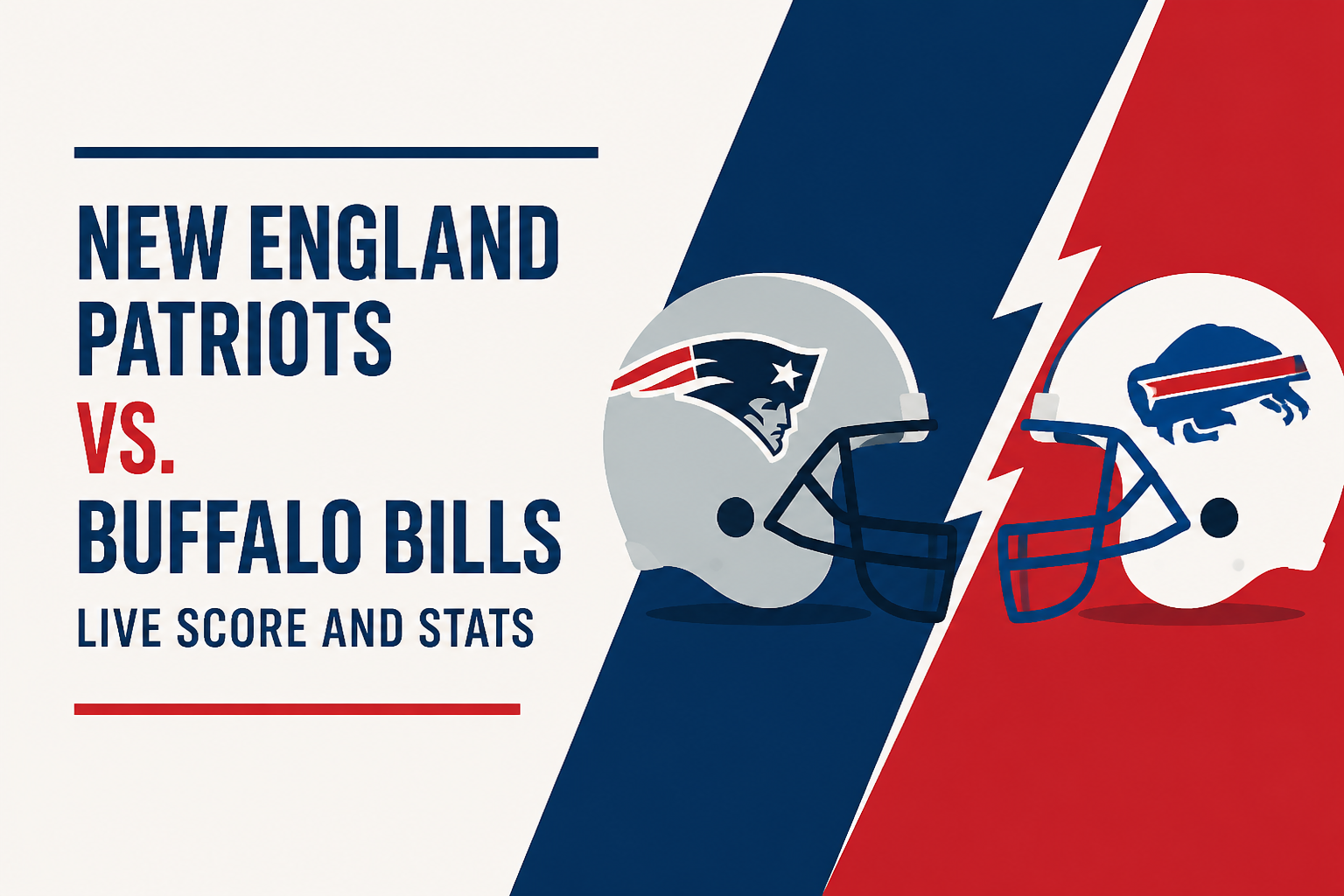 New England Patriots vs. Buffalo Bills Live Score and Stats