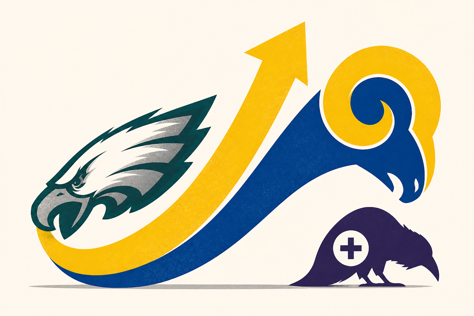 NFL roundup: Rams stage wild comeback against Eagles as Jackson exits Ravens game