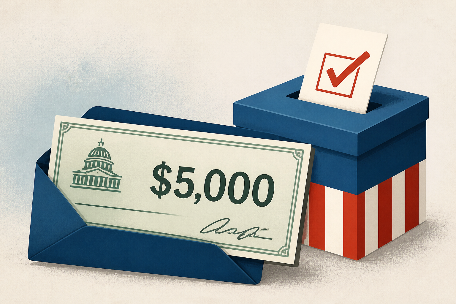 Trump reiterates pledge to send $5,000 checks as elections loom