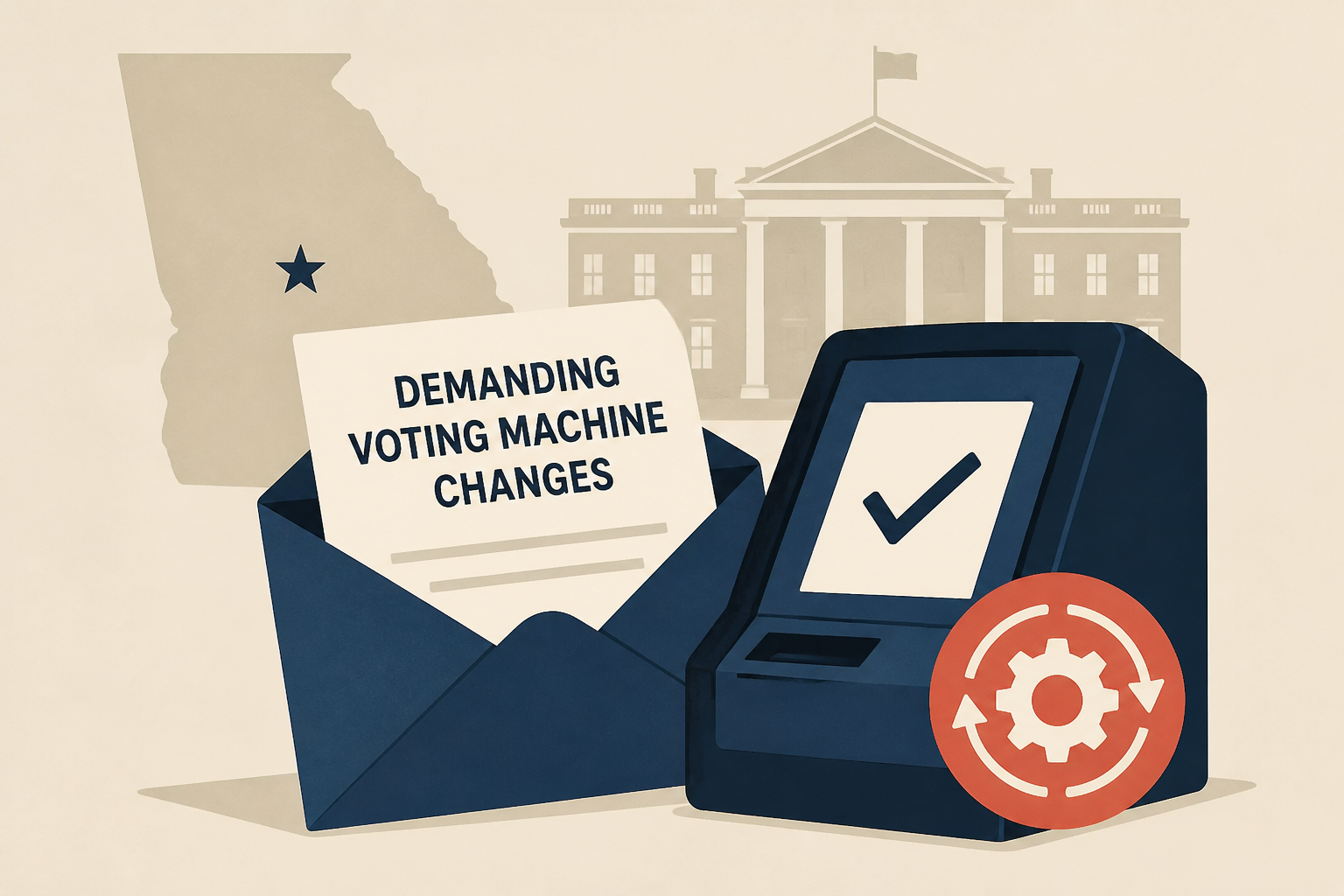 Georgia election board director sent Trump administration letters demanding voting machine changes