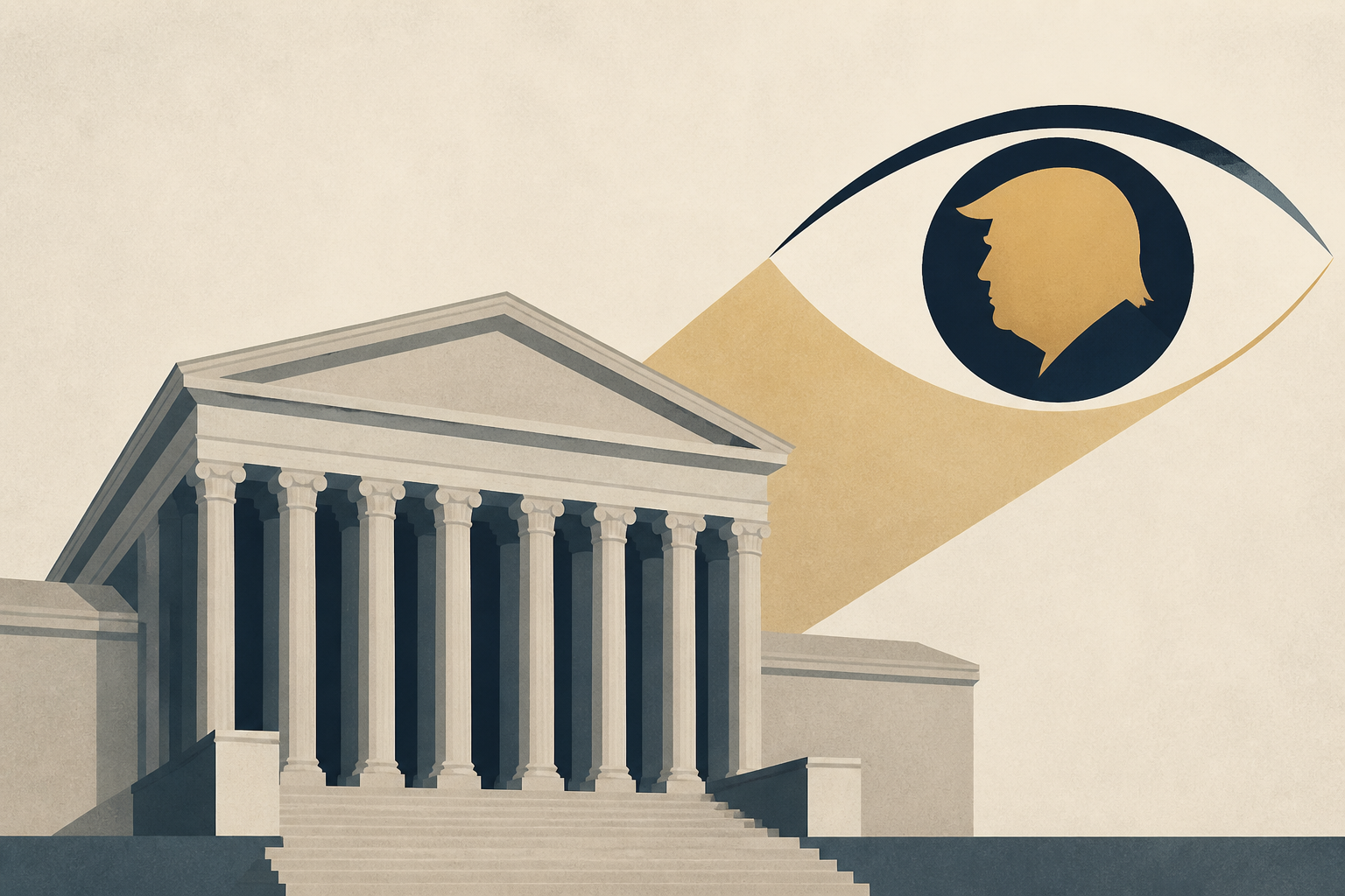 Supreme Court heads into new term with one eye on President Trump