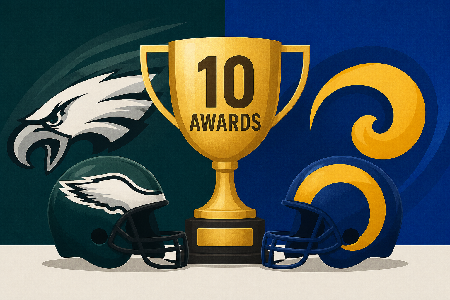 Handing out 10 awards from the Eagles-Rams game