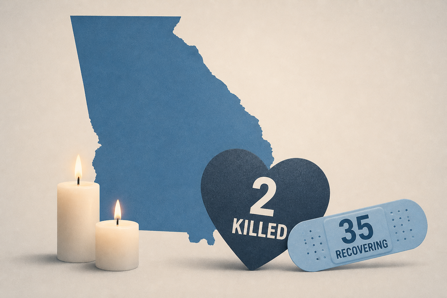Georgia mass shooting: 2 killed in block party ID-ed, 35 recovering