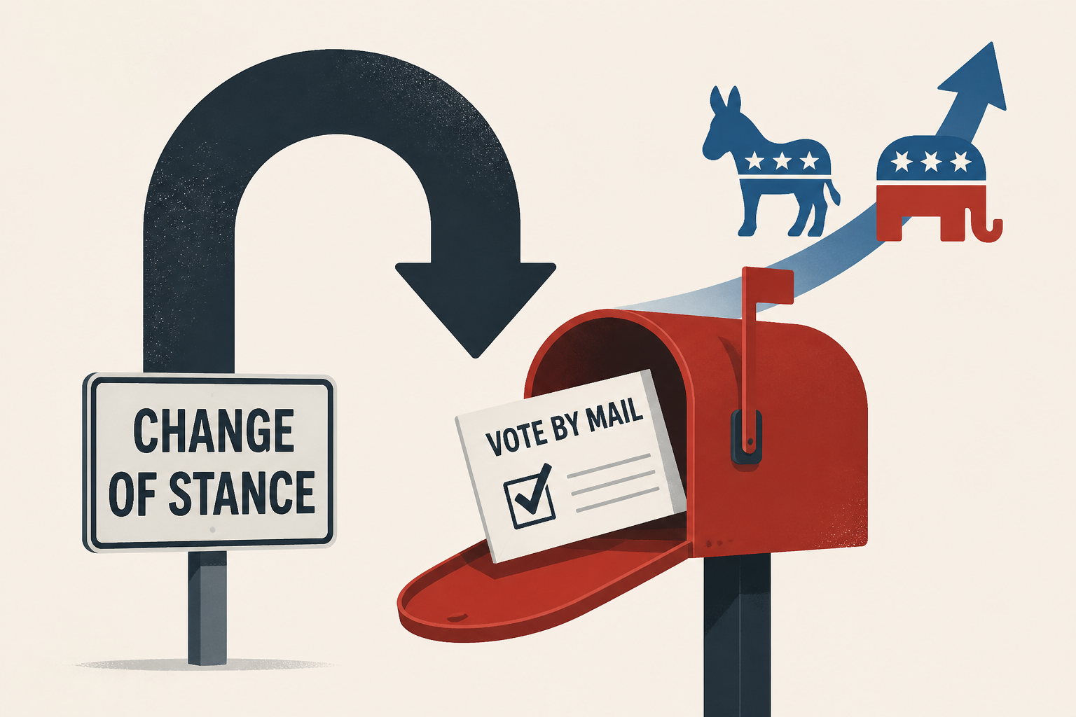 Trump backtracks and begs Republicans to vote by mail as Democrats’ odds of taking Congress improve