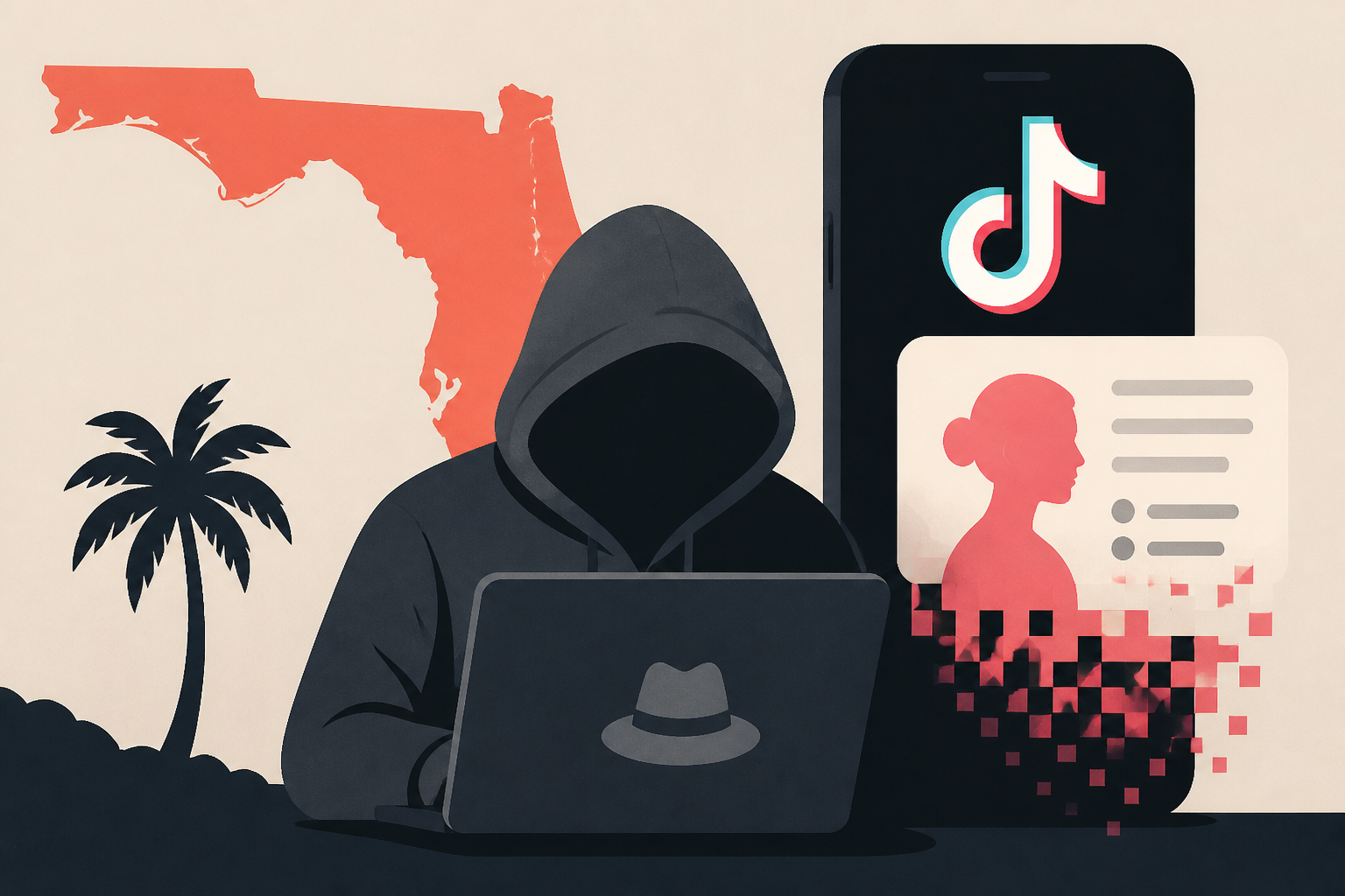 Florida TikTok 'Grey Hat Hacker' accused of exposing women's data